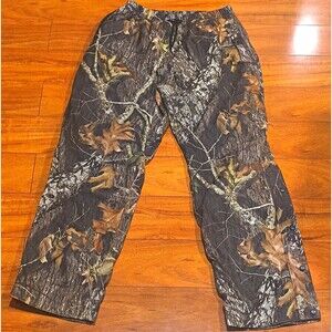 Vintage 90s Wolf Mountain Camouflage Hunting Pants Multicolor Polyester